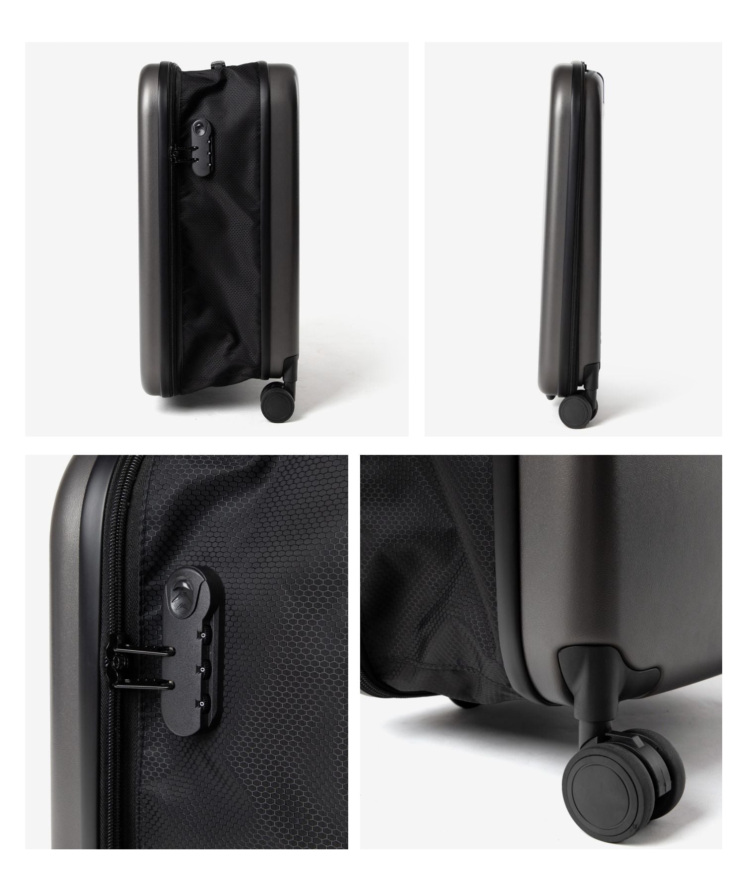 アンノウンアンドコー UNKNOWN&Co. アンノウンアンドコー UNKNOWN＆Co. しまえるスーツケース フルフラット 45L T01 ABS キャリーバッグ スーツケース ユニセックス バッグ （グレー） グレー
