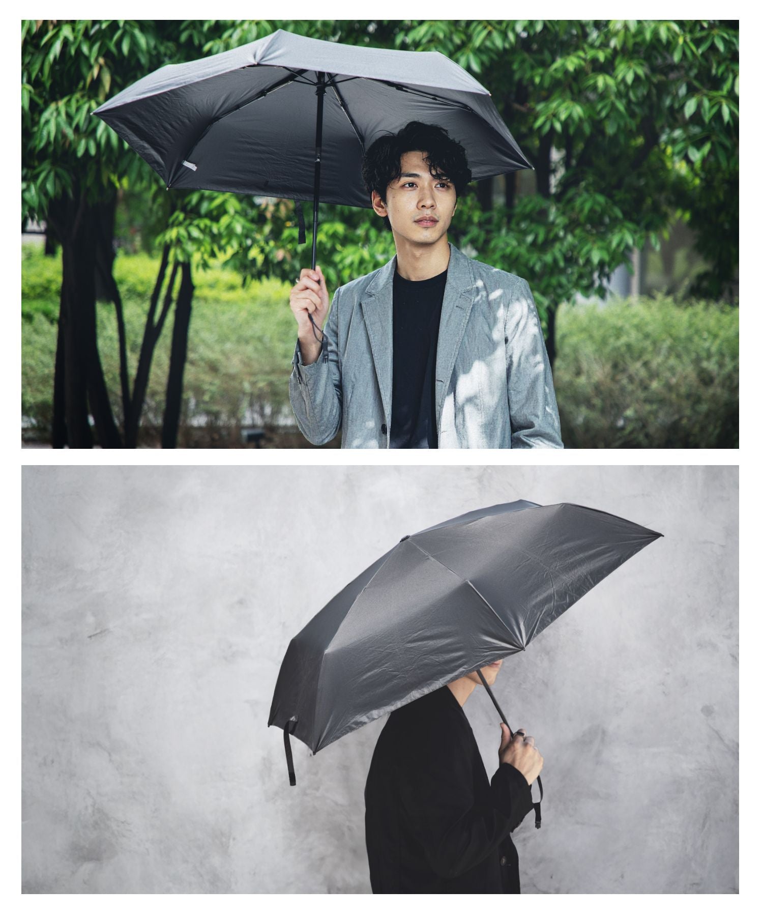 アンノウンアンドコー UNKNOWN&Co. アンノウンアンドコー UNKNOWN＆Co. UV CUT PARASOL 日傘 折りたたみ 完全遮光 自動開閉 軽量 撥水 ユニセックス （WHITE/ホワイト） WHITE/ホワイト