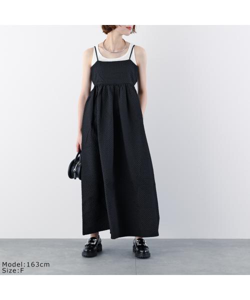 アンソフィー UN-SOPHIE UN-SOPHIE キャミワンピース JACQUARD CAMI DRESS UCB2309554 （BLACK/ブラック） BLACK/ブラック
