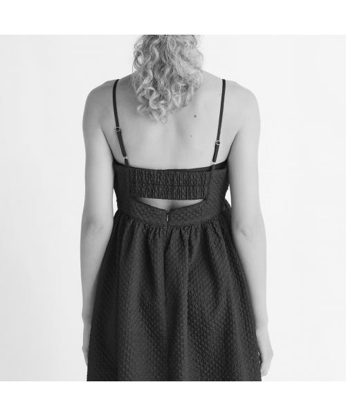 アンソフィー UN-SOPHIE UN-SOPHIE キャミワンピース JACQUARD CAMI DRESS UCB2309554 （BLACK/ブラック） BLACK/ブラック
