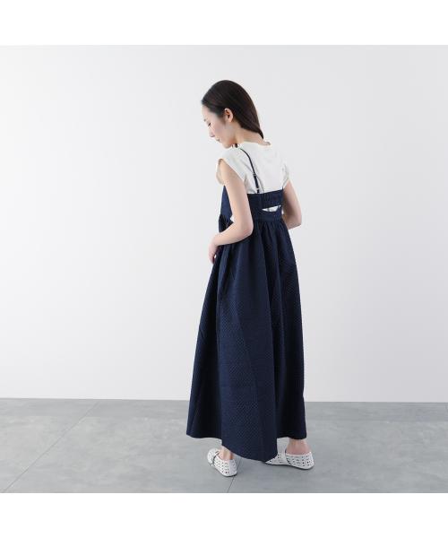 アンソフィー UN-SOPHIE UN-SOPHIE キャミワンピース JACQUARD CAMI DRESS UCB2309554 （BLACK/ブラック） BLACK/ブラック