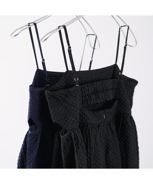 アンソフィー UN-SOPHIE UN-SOPHIE キャミワンピース JACQUARD CAMI DRESS UCB2309554 （BLACK/ブラック） BLACK/ブラック