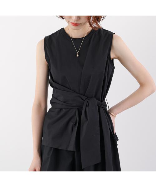 アンソフィー UN-SOPHIE UN-SOPHIE ブラウス USH2503217 ノースリーブ クルーネック （IVORY/アイボリー） IVORY/アイボリー