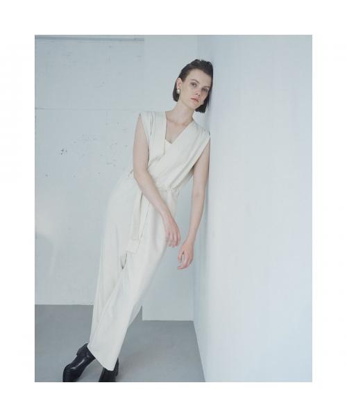 アンソフィー UN-SOPHIE UN-SOPHIE オールインワン USH2504532 Vネック （IVORY/アイボリー） IVORY/アイボリー