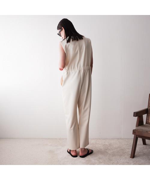 アンソフィー UN-SOPHIE UN-SOPHIE オールインワン USH2504532 Vネック （IVORY/アイボリー） IVORY/アイボリー