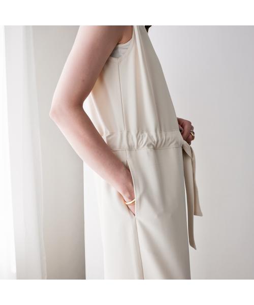 アンソフィー UN-SOPHIE UN-SOPHIE オールインワン USH2504532 Vネック （IVORY/アイボリー） IVORY/アイボリー