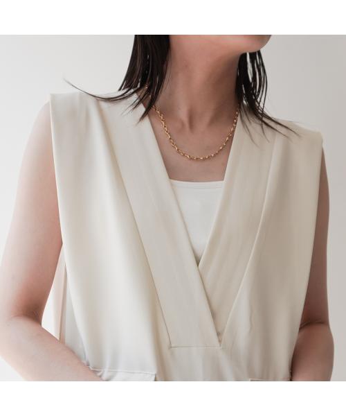 アンソフィー UN-SOPHIE UN-SOPHIE オールインワン USH2504532 Vネック （IVORY/アイボリー） IVORY/アイボリー