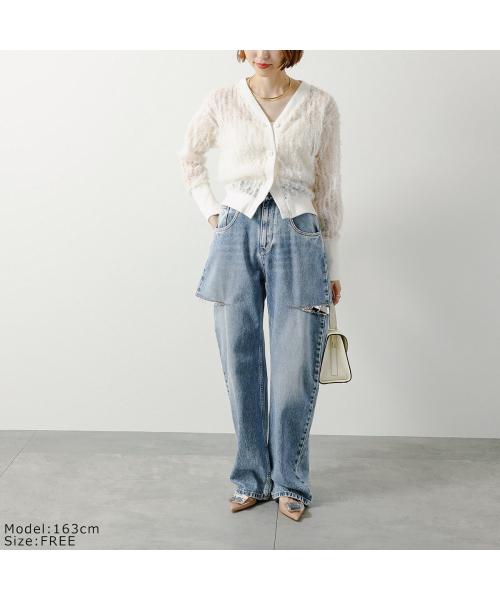 アンソフィー UN-SOPHIE UN-SOPHIE カーディガン Feather tulle cardigan UNG2509154 （OFF-WHITE/オフホワイト） OFF-WHITE/オフホワイト
