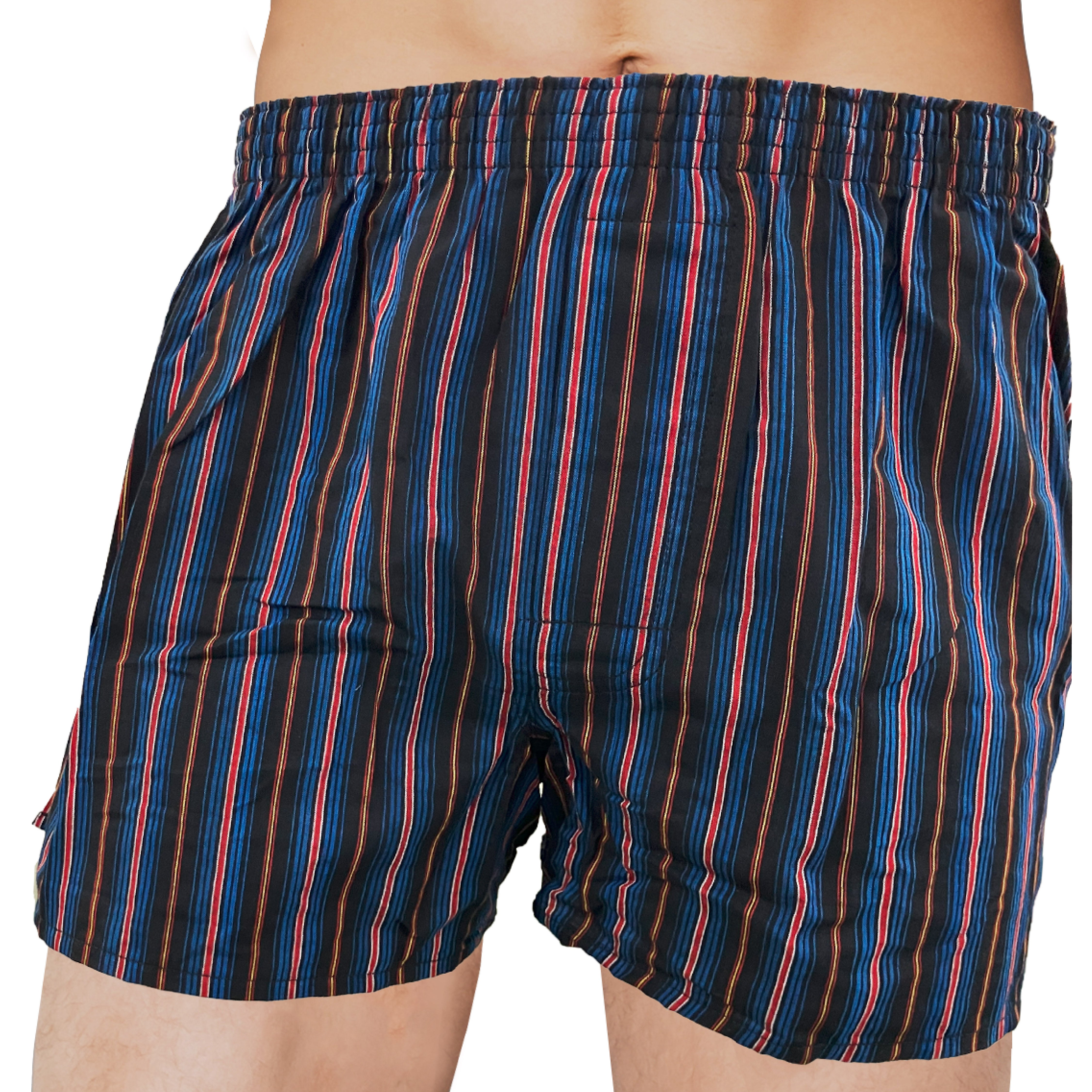 アンダーウェア エクスチェンジ UNDERWEAR EXCHANGE 先染めトランクス 【返品不可商品】 （ブラック） ブラック