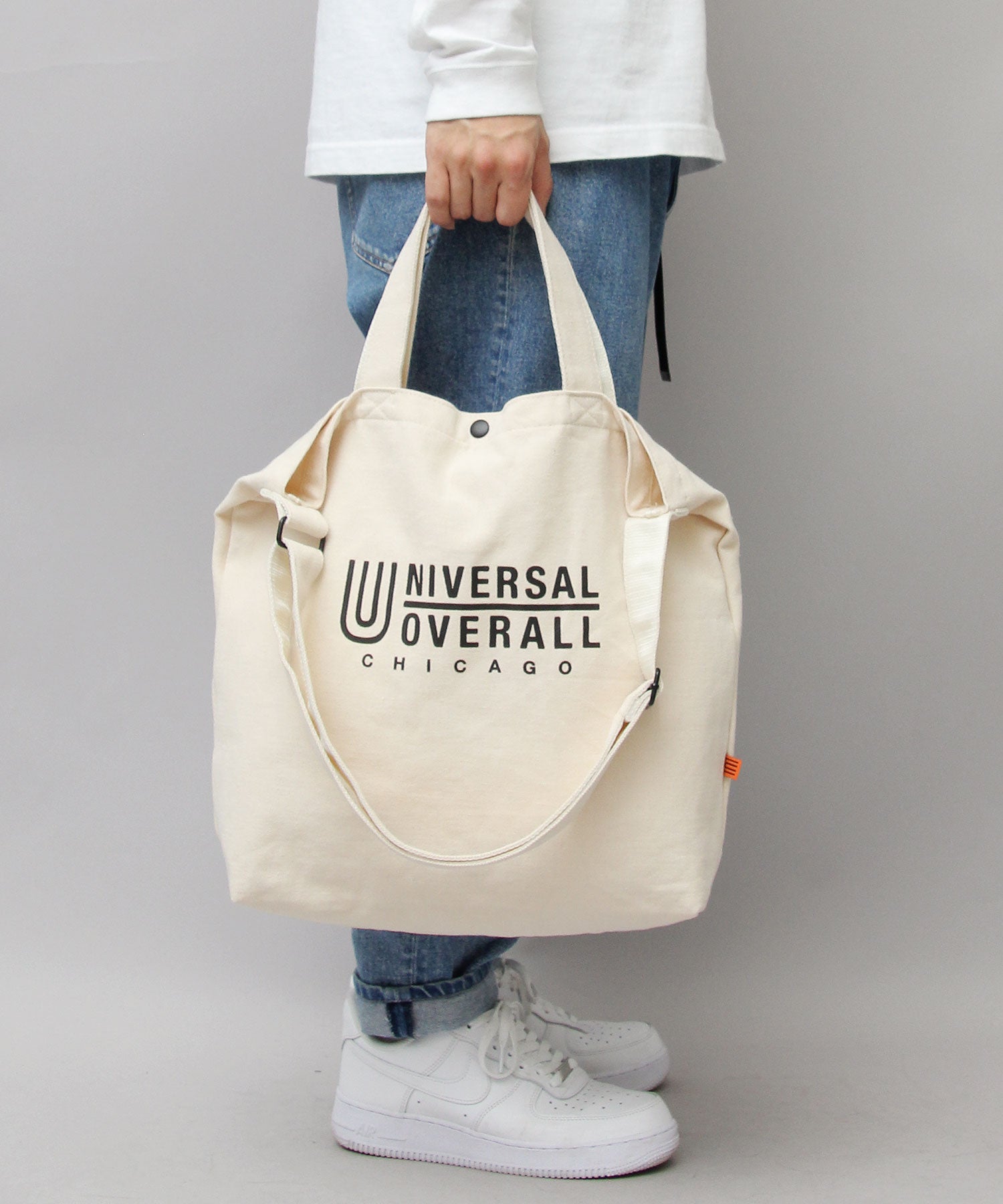 ユニバーサルオーバーオール UNIVERSAL OVERALL 2WAY キャンバス ショルダートートバッグ トートバッグ ショルダーバッグ スーベニアコットン
