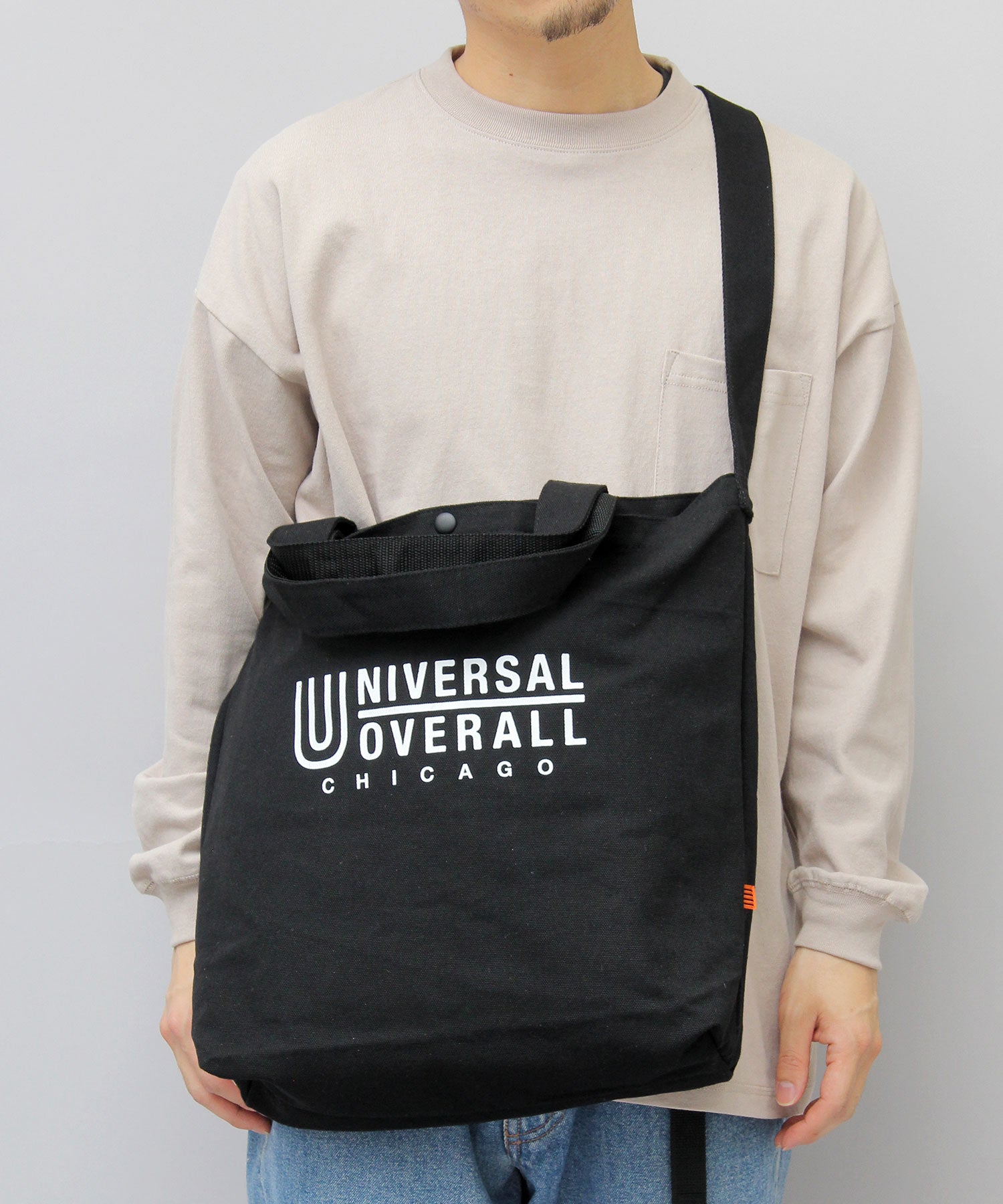 UNIVERSAL OVERALL 2WAY Canvas Shoulder Tote Bag Tote Bag Shoulder Bag Souvenir Cotton