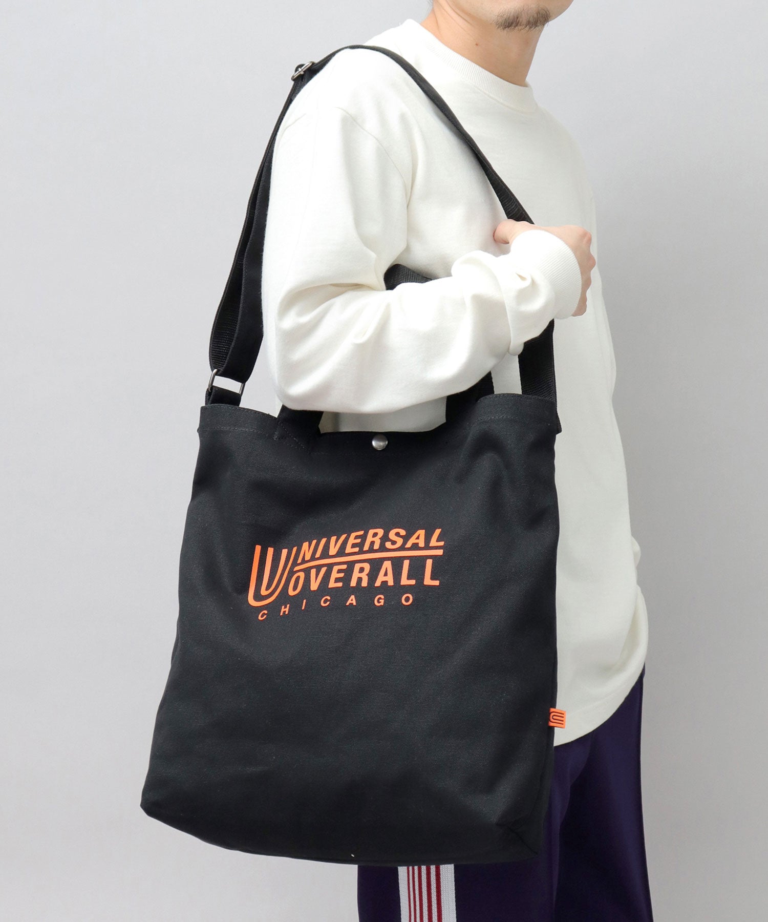 UNIVERSAL OVERALL 2WAY Canvas Shoulder Tote Bag Tote Bag Shoulder Bag Souvenir Cotton