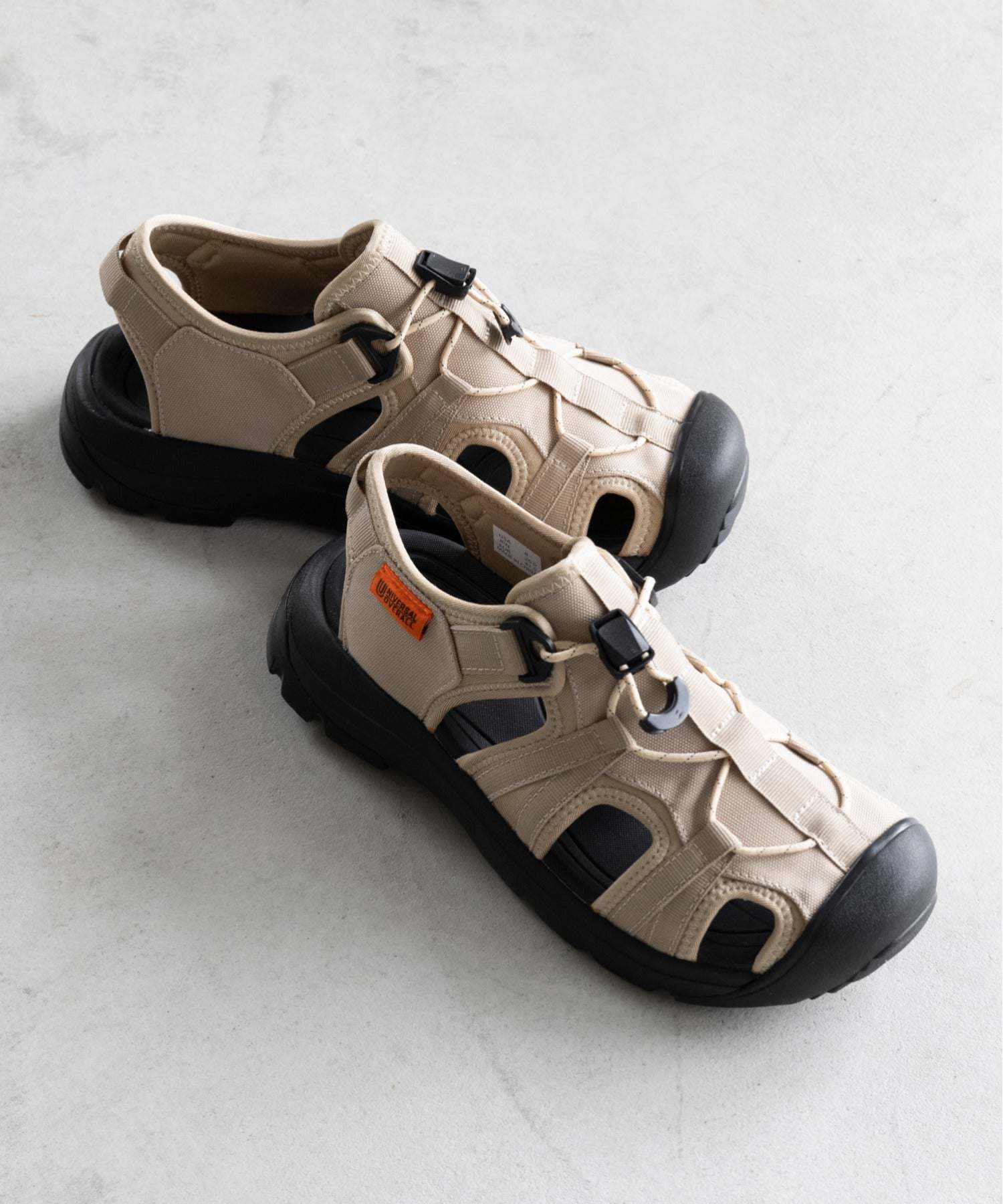 ユニバーサルオーバーオール UNIVERSAL OVERALL 厚底ワークサンダル UO32 サンダル （ベージュ） ベージュ