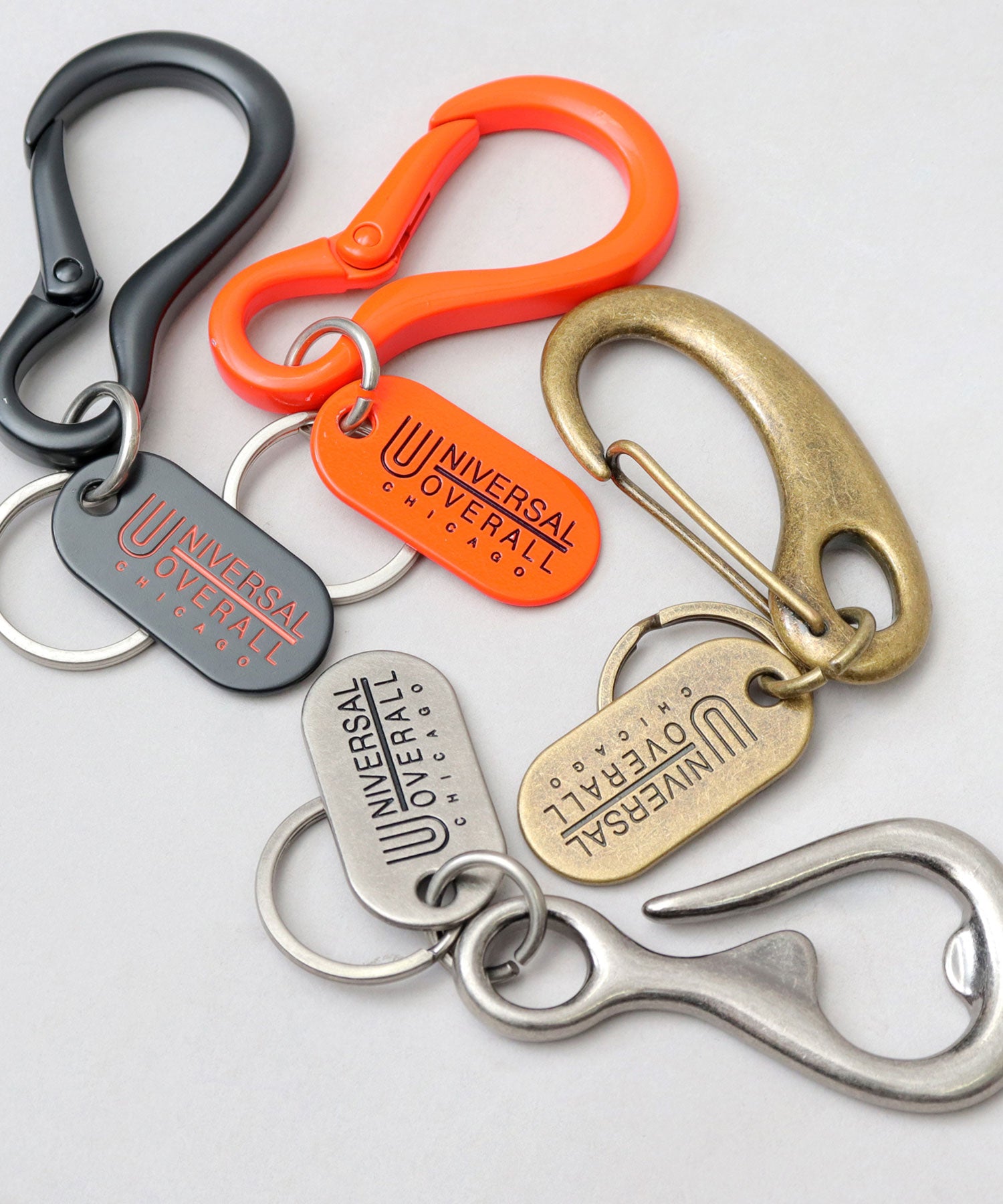 Universal Overall UNIVERSAL OVERALL Key Ring / Key Hook / Carabiner Type / Bottle Opener Type / Antique