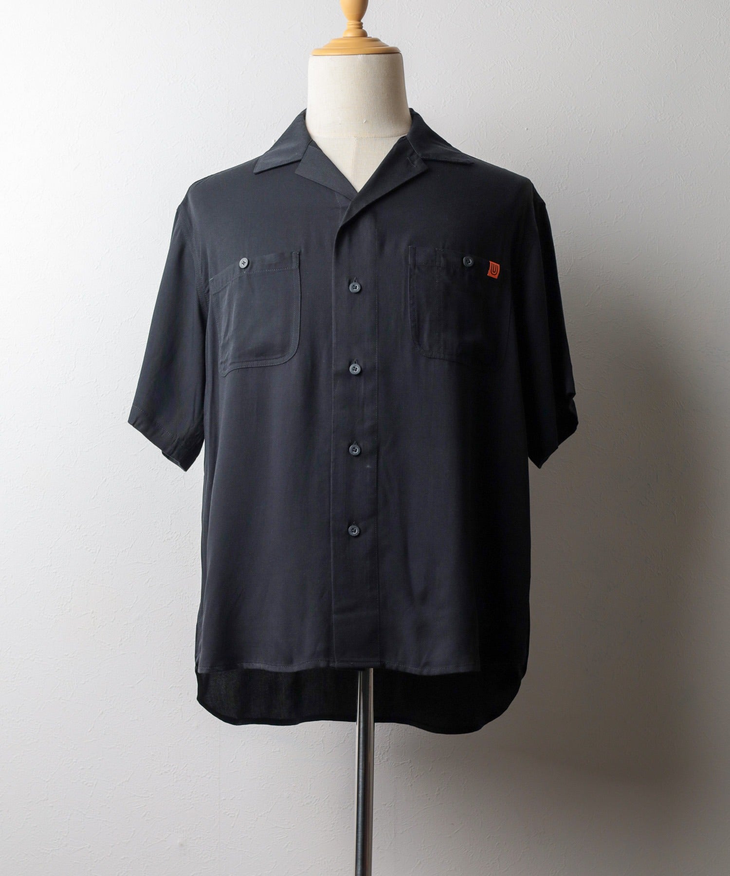 ユニバーサルオーバーオール UNIVERSAL OVERALL 【UNIVERSAL OVERALL】Opencollar Work Shirt （モカ） モカ
