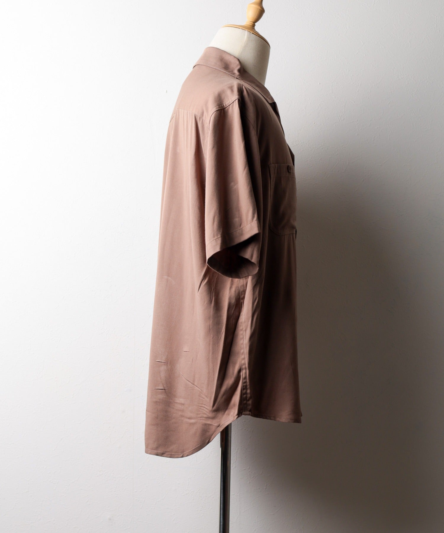 ユニバーサルオーバーオール UNIVERSAL OVERALL 【UNIVERSAL OVERALL】Opencollar Work Shirt （モカ） モカ