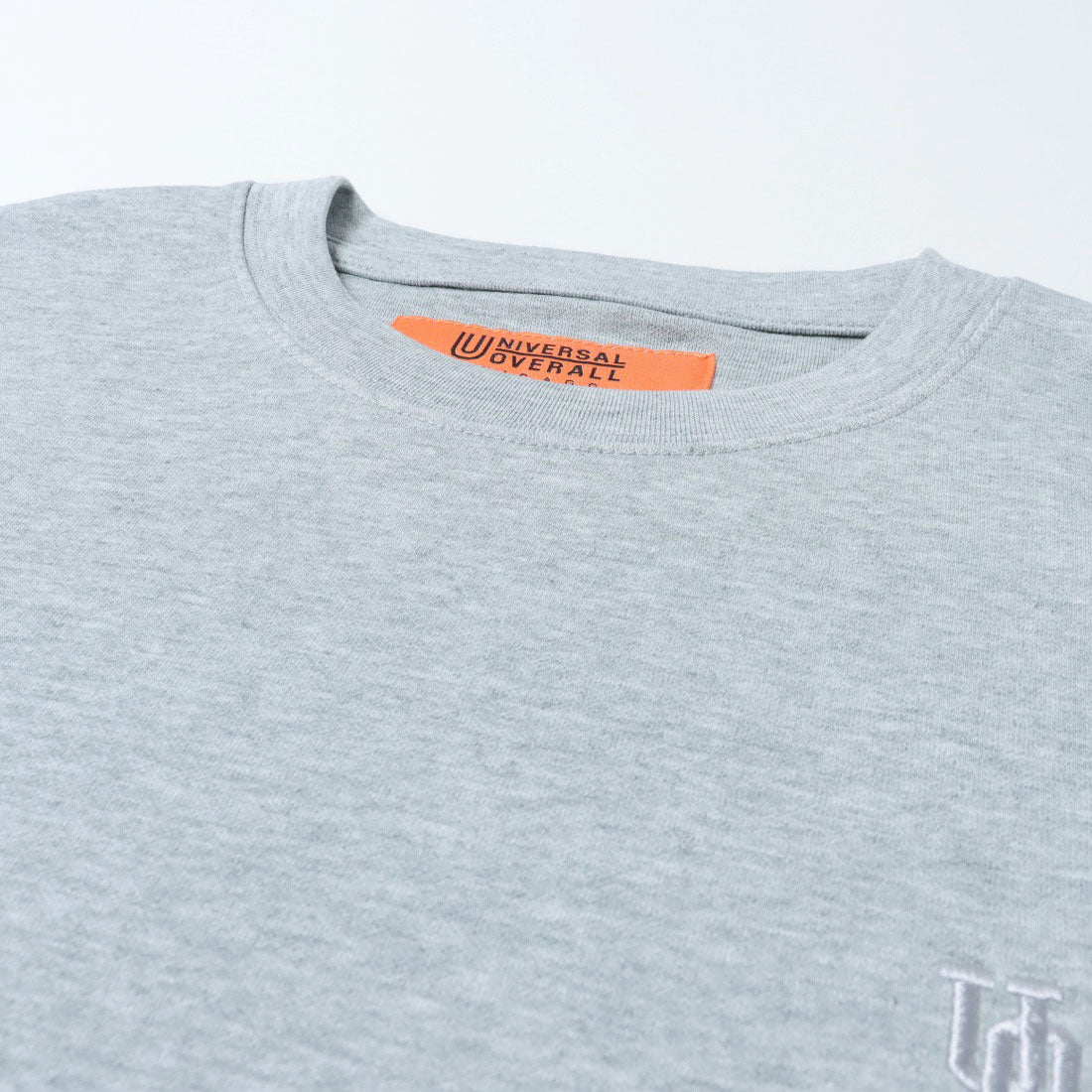 ユニバーサルオーバーオール UNIVERSAL OVERALL 【UNIVERSAL OVERALL】別注 リラックスフィット 刺繍 ポンチロングスリーブTシャツ （カーキ） カーキ