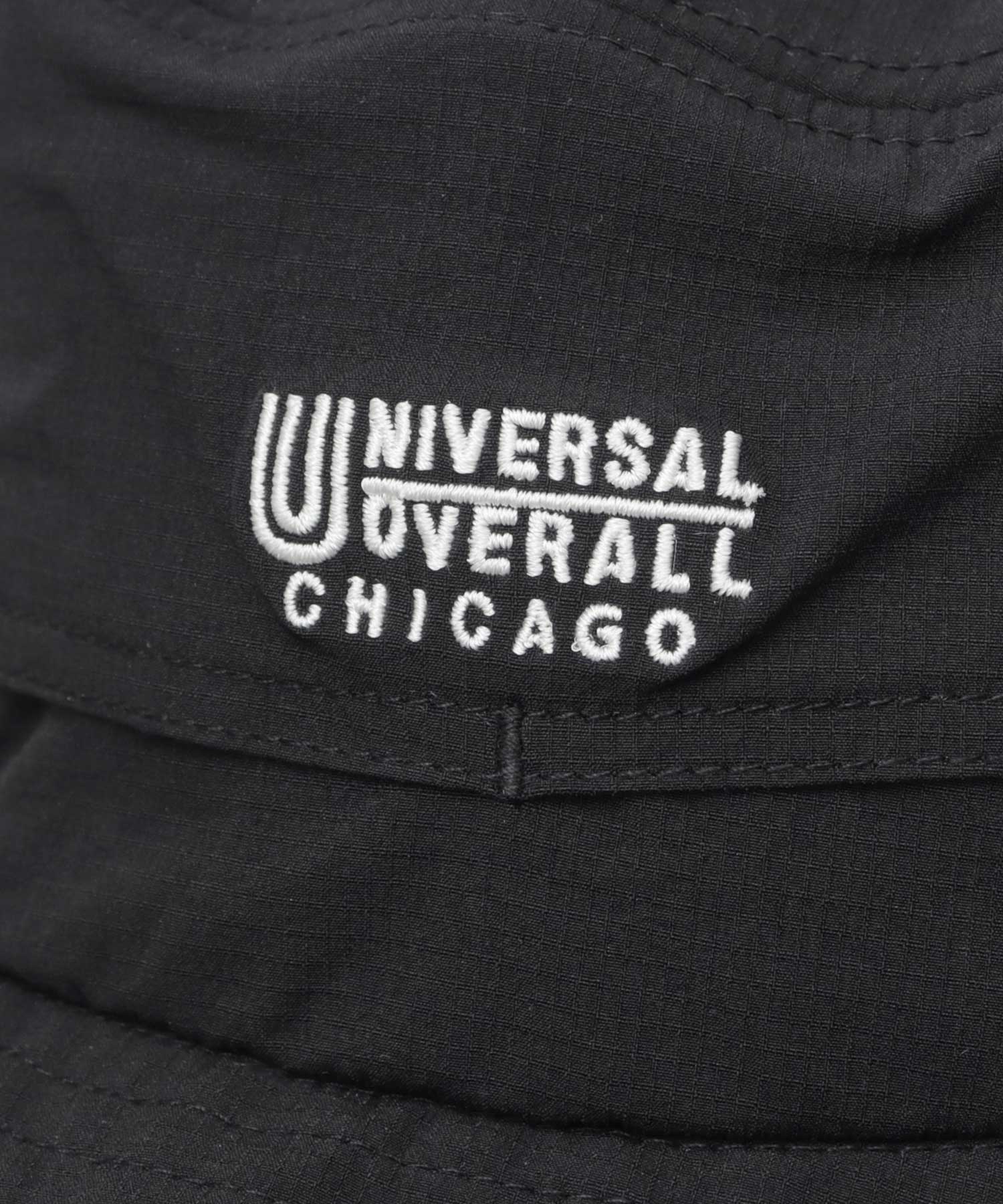 ユニバーサルオーバーオール UNIVERSAL OVERALL 非フッ素撥水加工 ストレッチナイロン アドベンチャーハット （ブラック） ブラック