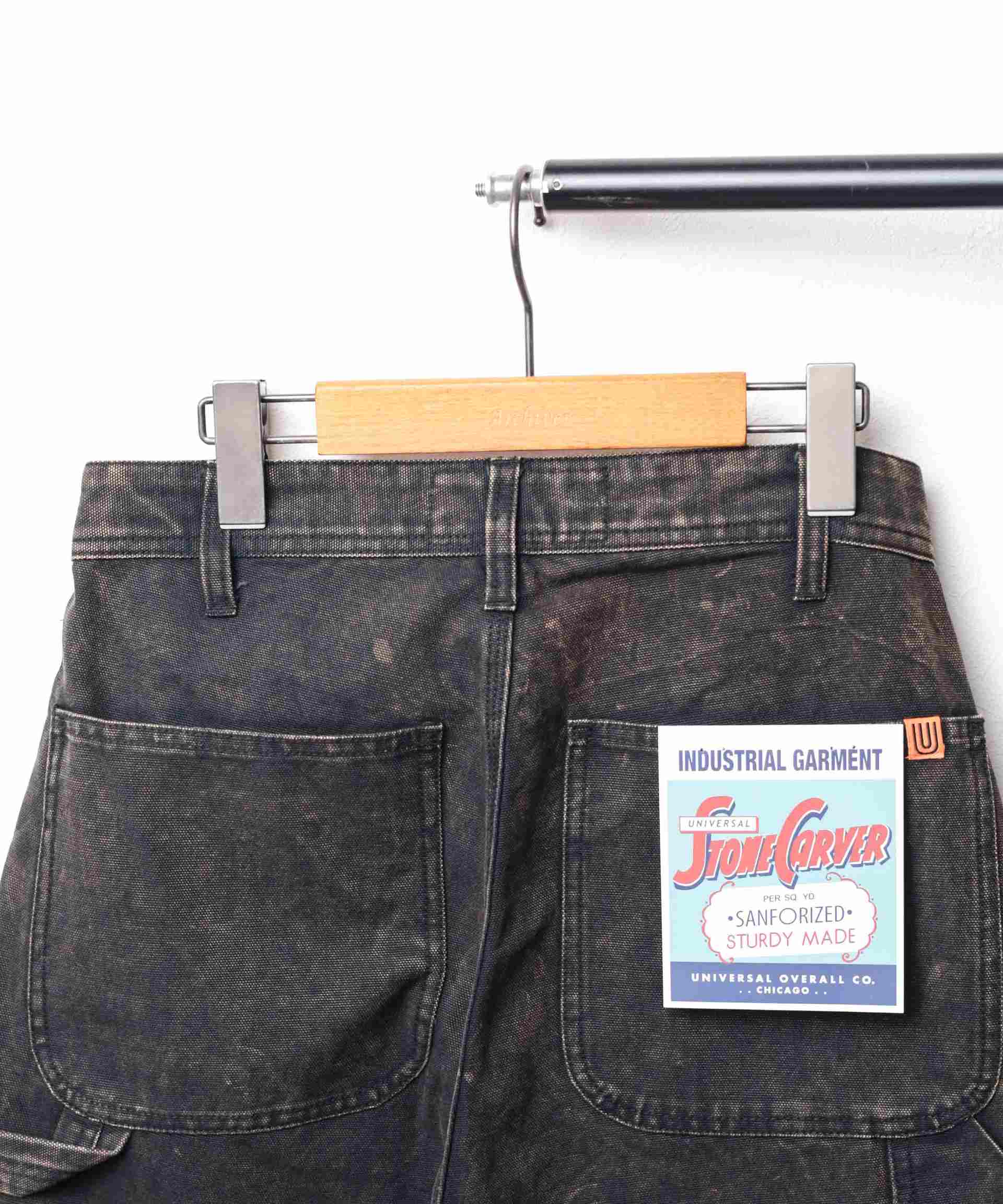 ユニバーサルオーバーオール UNIVERSAL OVERALL 【UNIVERSAL OVERALL】DOBLUE KNEE PAINTER （ブラック） ブラック