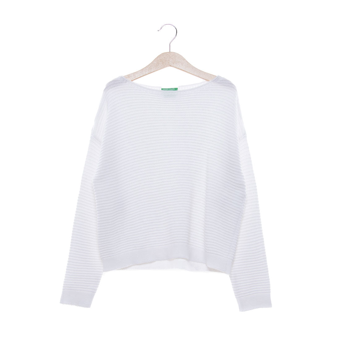 ユナイテッド カラーズ オブ ベネトン UNITED COLORS OF BENETTON. キッズコットンアクリルクルーネックニット・セーターG