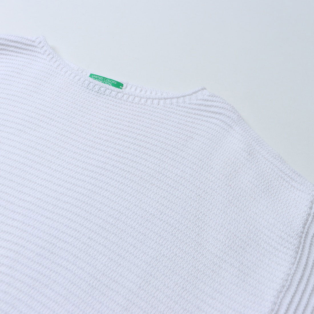 ユナイテッド カラーズ オブ ベネトン UNITED COLORS OF BENETTON. キッズコットンアクリルクルーネックニット・セーターG