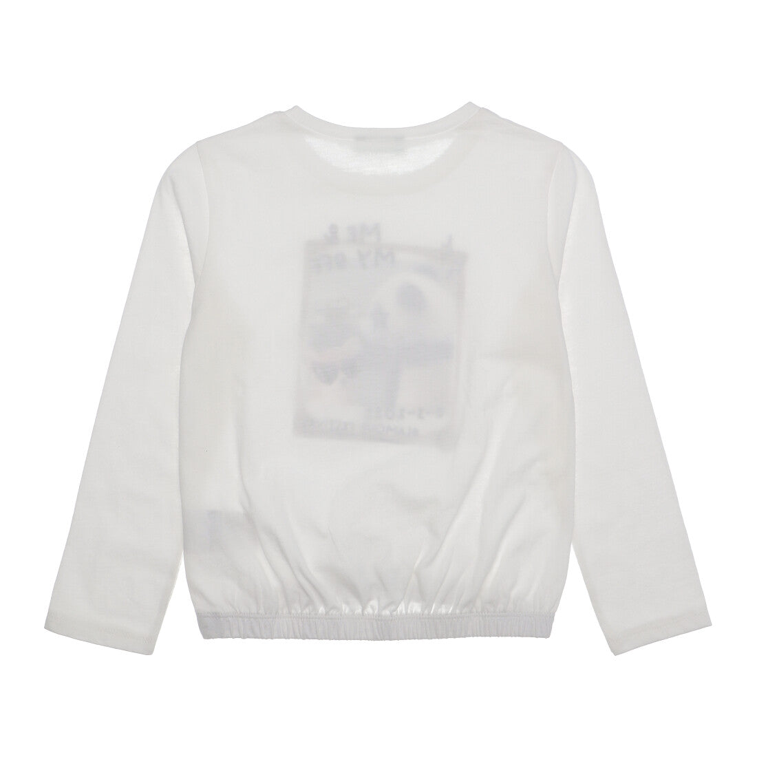 ユナイテッド カラーズ オブ ベネトン UNITED COLORS OF BENETTON. キッズパンダプリントリボン付きコットン長袖Tシャツ・カットソーG