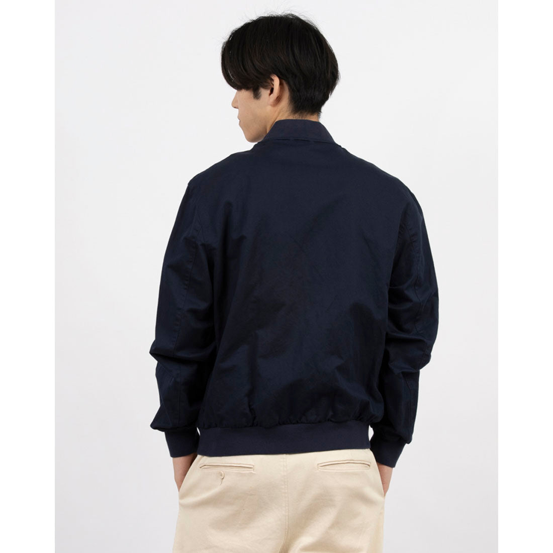 United Colors of Benetton. Linen Blend Zip-Up Blouson