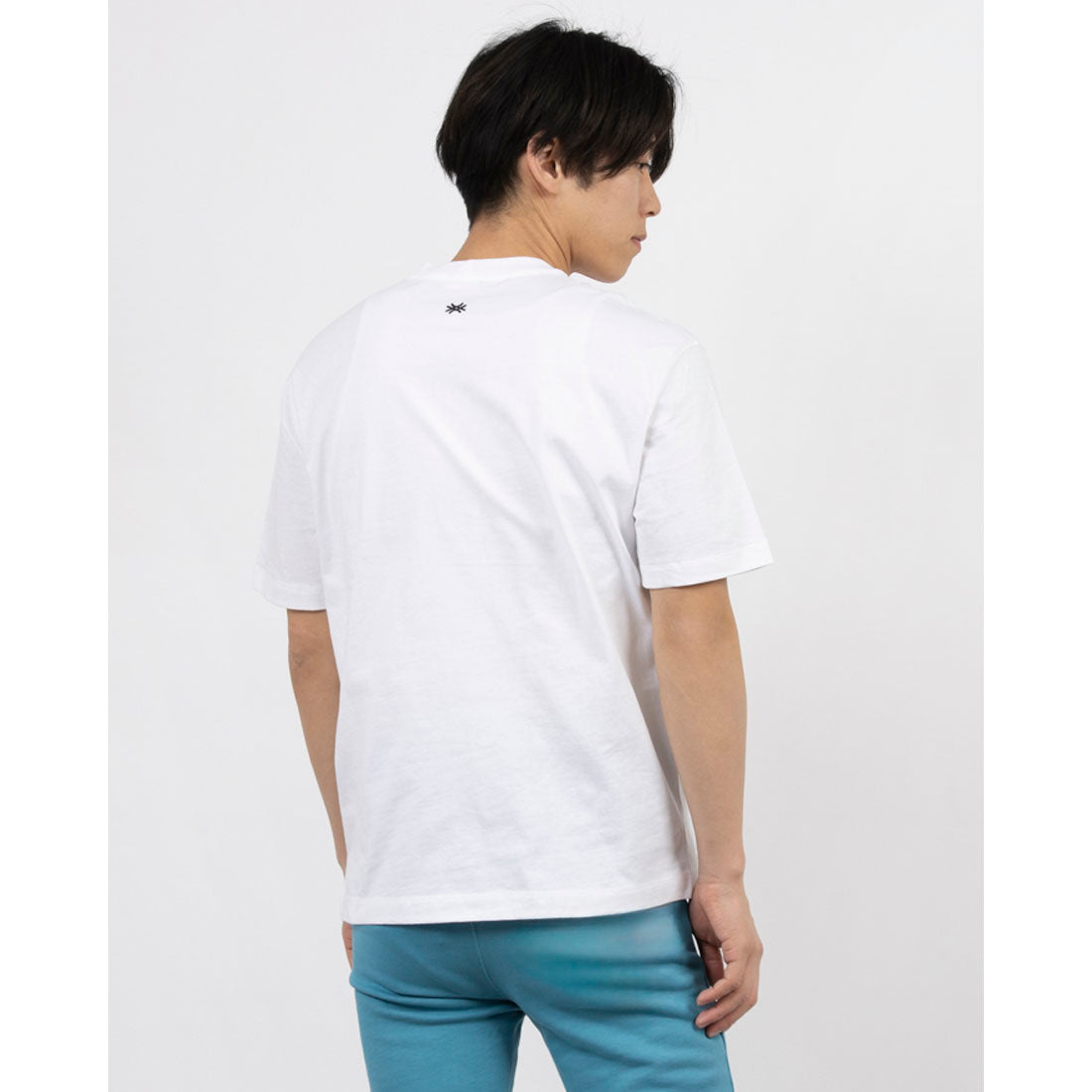 United Colors of Benetton UNITED COLORS OF BENETTON. City Design Short Sleeve T-Shirt / Cut and Sew.