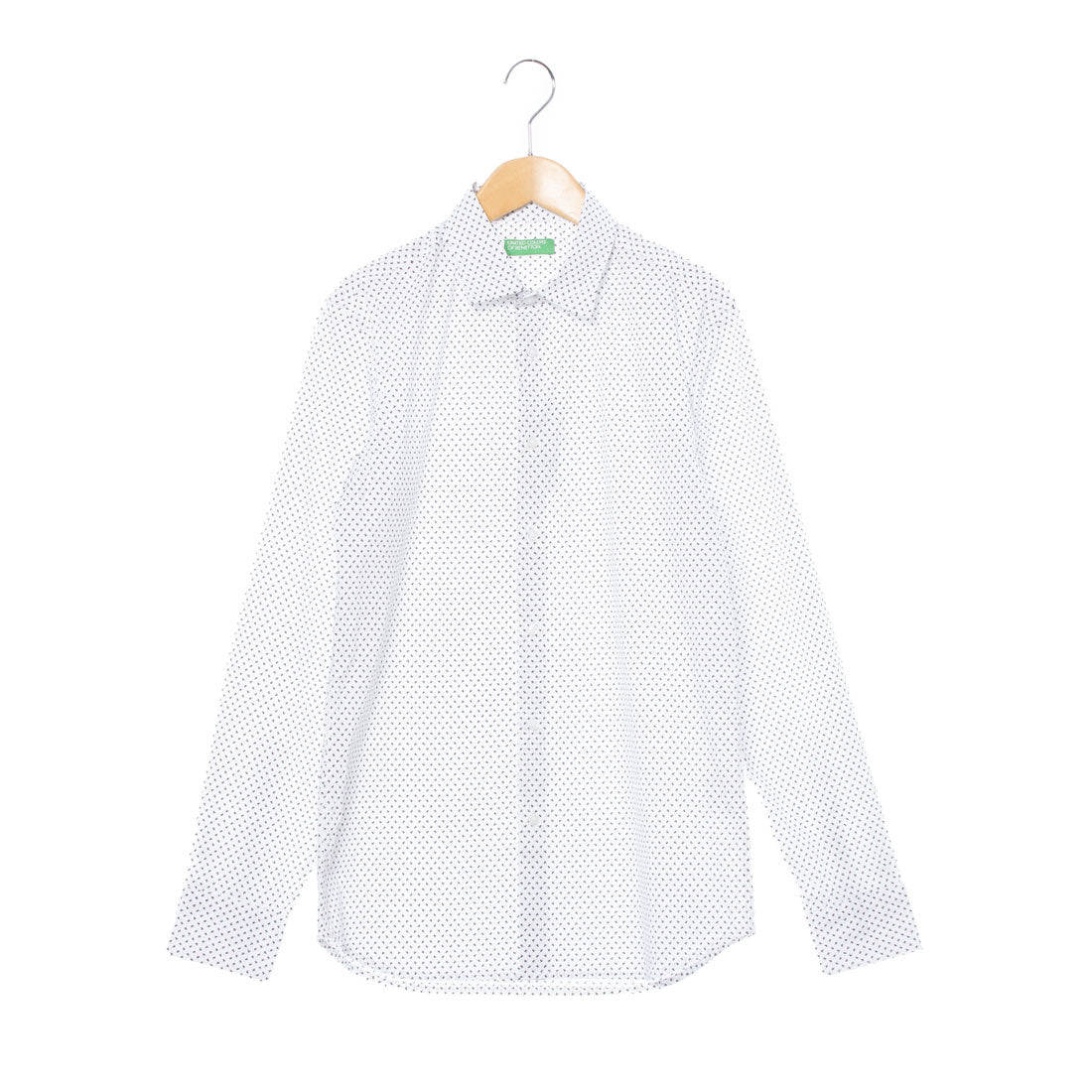 聯合色彩本納頓 UNITED COLORS OF BENETTON. 修身棉質長袖襯衫