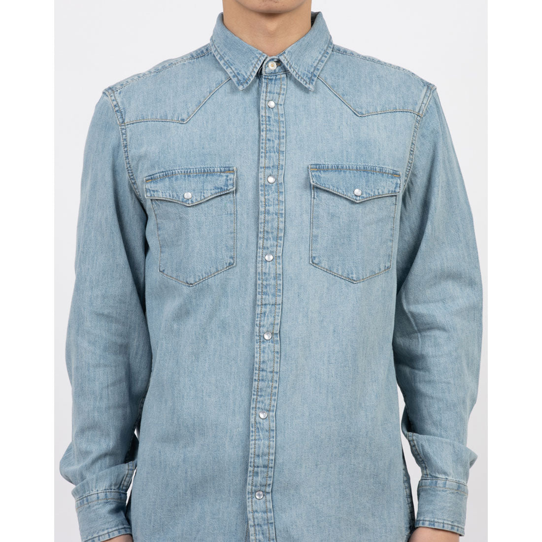 United Colors of Benetton UNITED COLORS OF BENETTON. Long Sleeve Western Shirt
