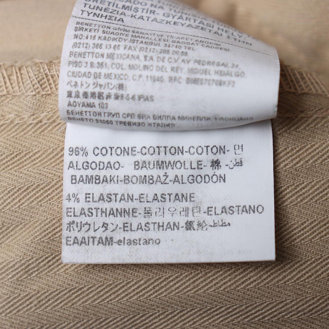 聯合顏色的貝納頌 UNITED COLORS OF BENETTON. 彈性修身 chinos 褲子