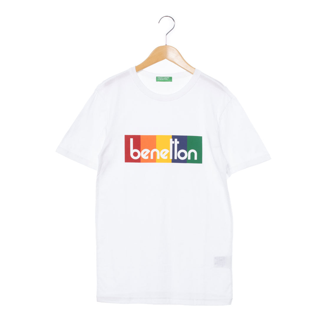 United Colors of Benetton UNITED COLORS OF BENETTON. Logo design short-sleeve T-shirt / cut and sewn.