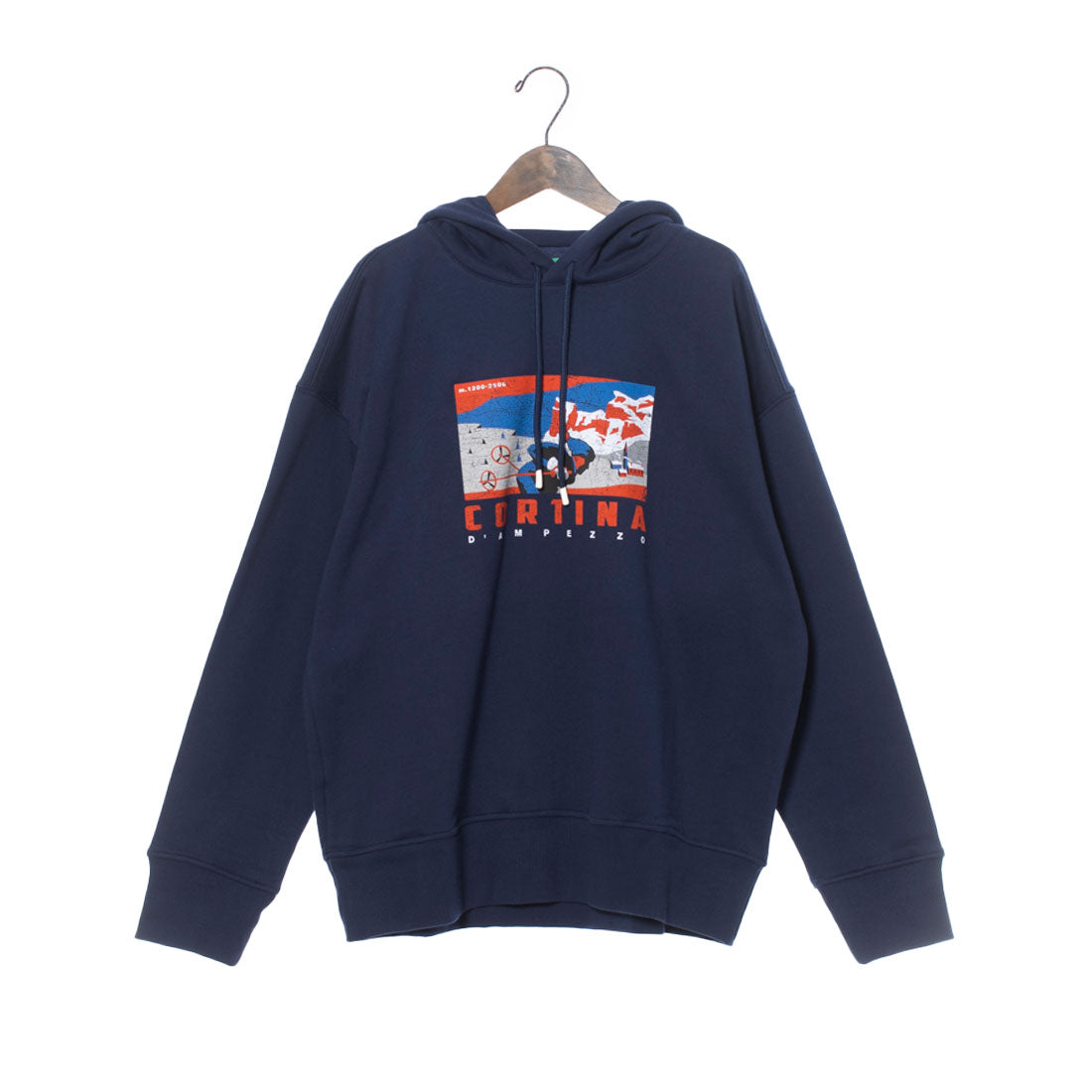 ユナイテッド カラーズ オブ ベネトン UNITED COLORS OF BENETTON. プリントスウェットフードパーカー （1V3） ユナイテッド カラーズ オブ ベネトン UNITED COLORS OF