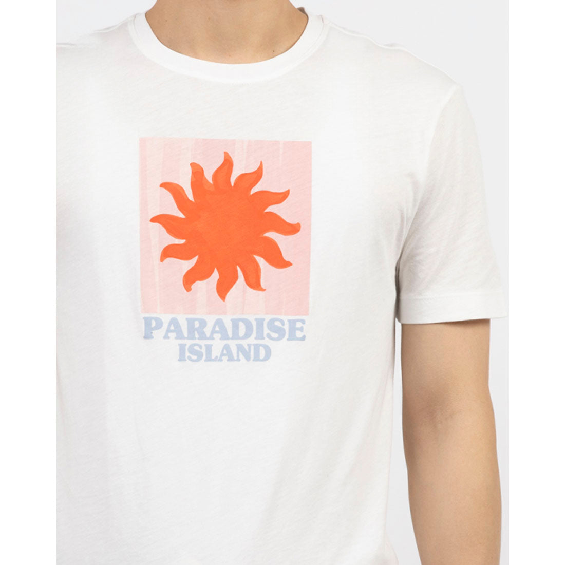 United Colors of Benetton. Summer motif short-sleeve T-shirt / cut and sewn.