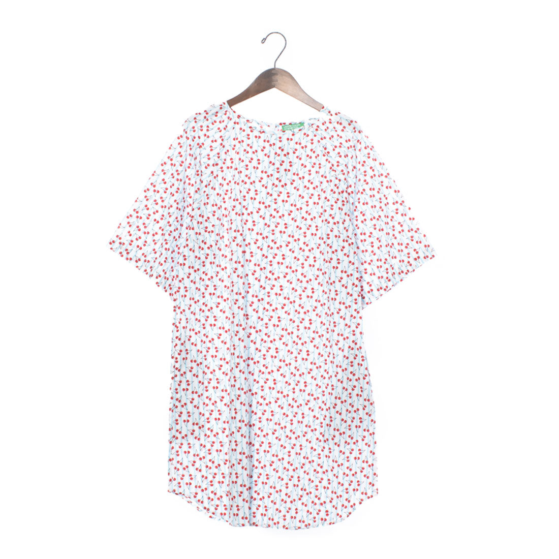 ユナイテッド カラーズ オブ ベネトン UNITED COLORS OF BENETTON. 5分袖総柄フルーツプリントミニワンピース （87W） 87W