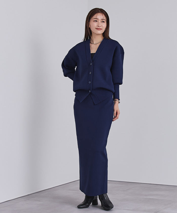 ユアーズ ur's スポンディッシュVネックニットカーディガン （ライトグレー） ライトグレー