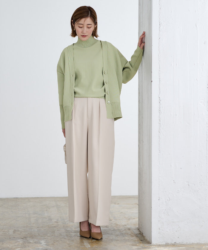 ユアーズ ur's スポンディッシュVネックニットカーディガン （ライトグレー） ライトグレー