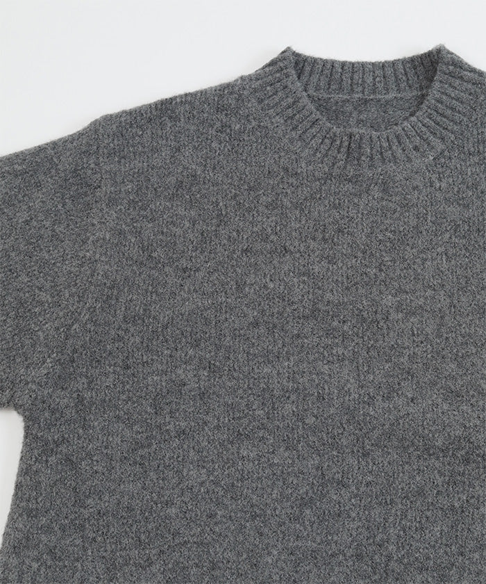 ユアーズ ur's クルーネッククロップドオーバーサイズニット （ベージュ） ベージュ