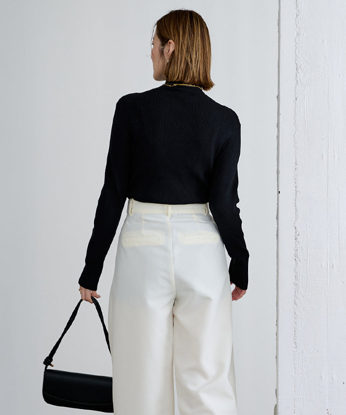 ユアーズ ur's 防ピリングタートルネックニット