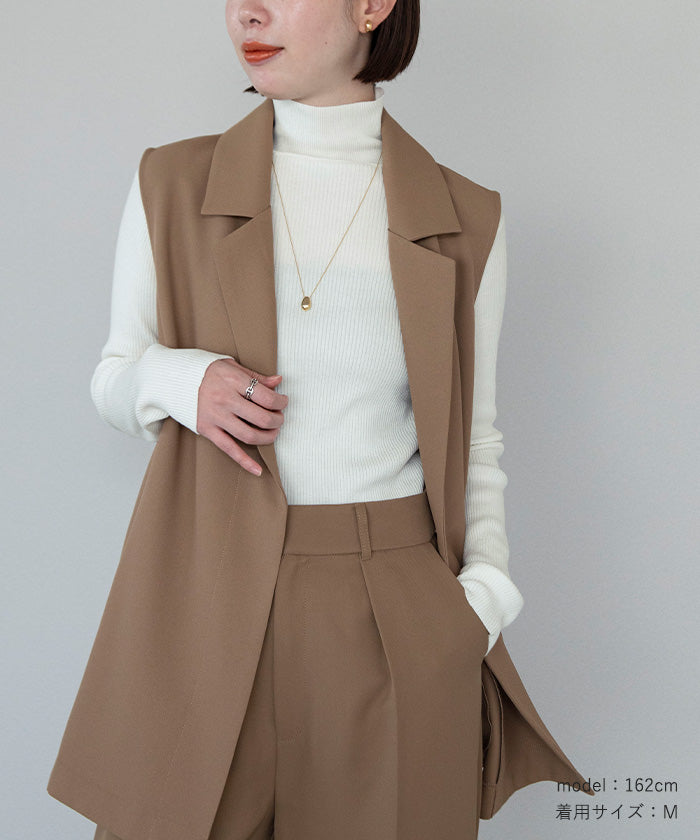 ユアーズ ur's 防ピリングタートルネックニット