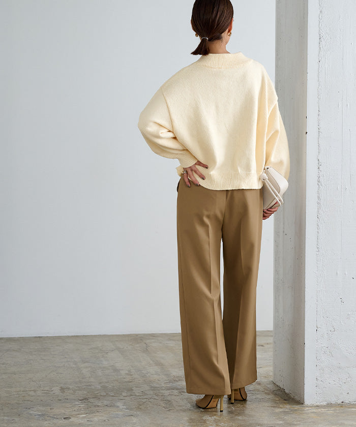 ユアーズ ur's Vネックラグランニットプルオーバー