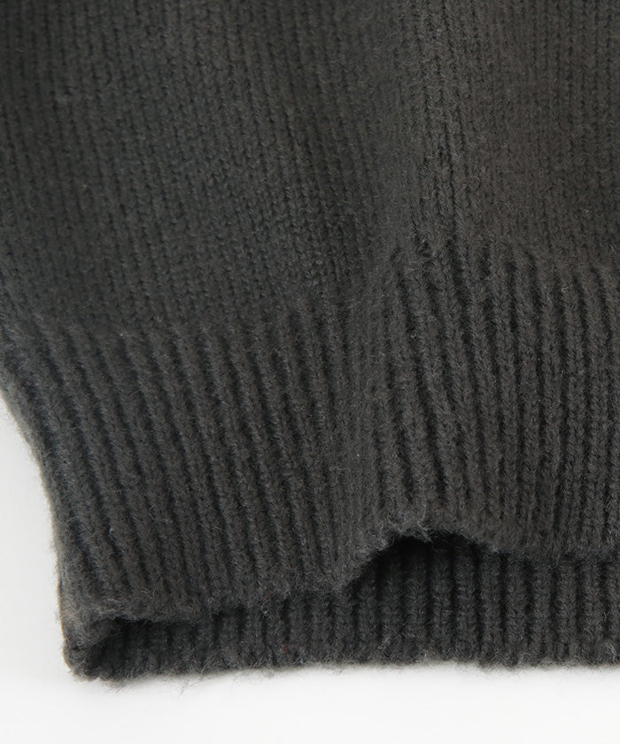 ユアーズ ur's Vネックラグランニットプルオーバー