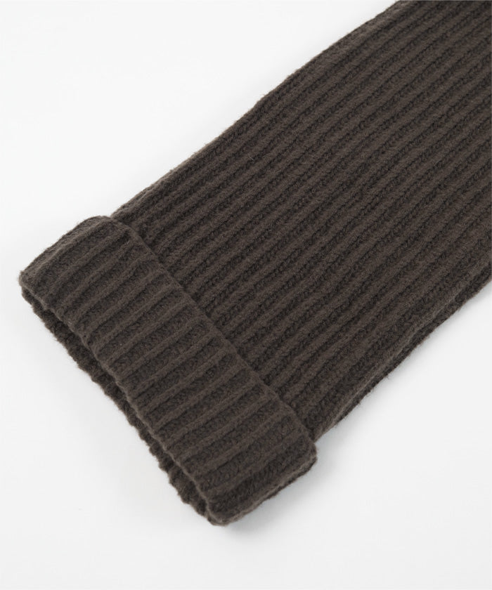 ユアーズ ur's クルーネックダブルカフスワイドニット