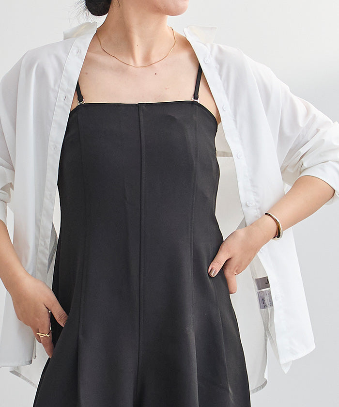 ユアーズ ur's ビスチェオールインワン （ライトグレー） ライトグレー