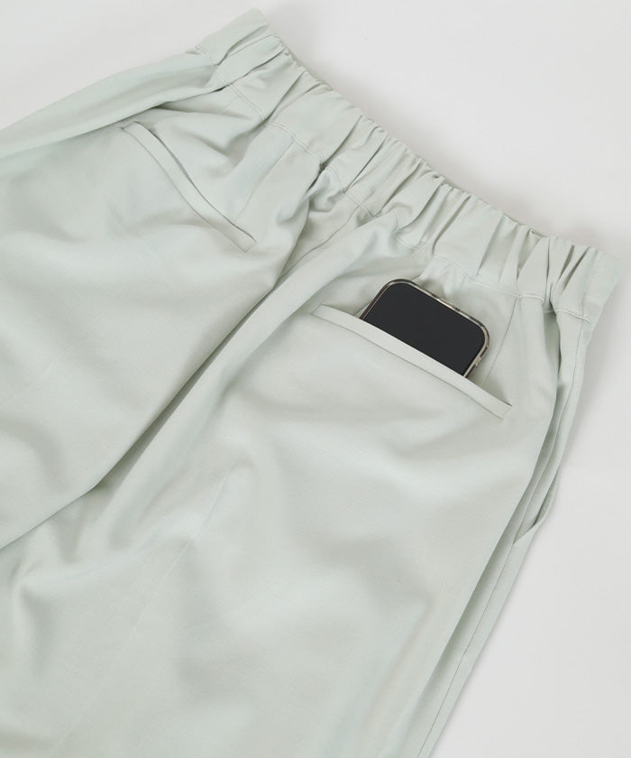 ユアーズ ur's 美シルエットリラックスワイドパンツ （ホワイト） ホワイト