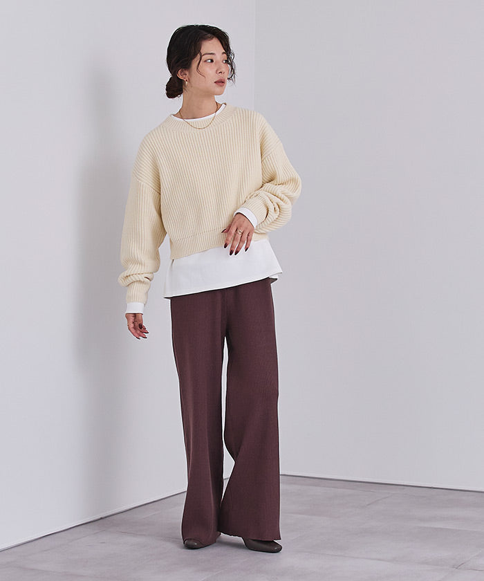 ユアーズ ur's ベーシックロングTシャツ （ホワイト） ホワイト