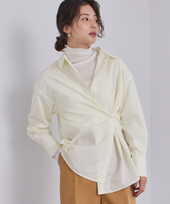 ユアーズ ur's マルチwayボウタイ/カシュクールシャツ （アイボリー） アイボリー