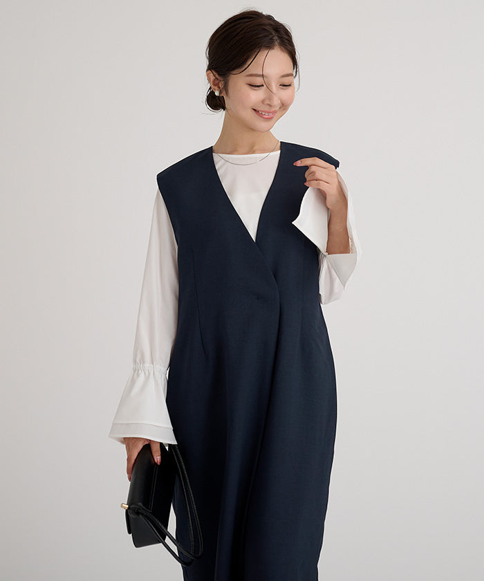 ユアーズ ur's ラップジレオールインワン （ブラック） ブラック