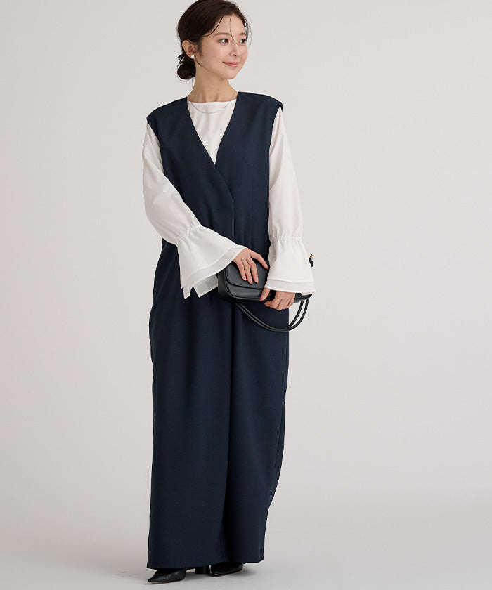 ユアーズ ur's ラップジレオールインワン （ブラック） ブラック