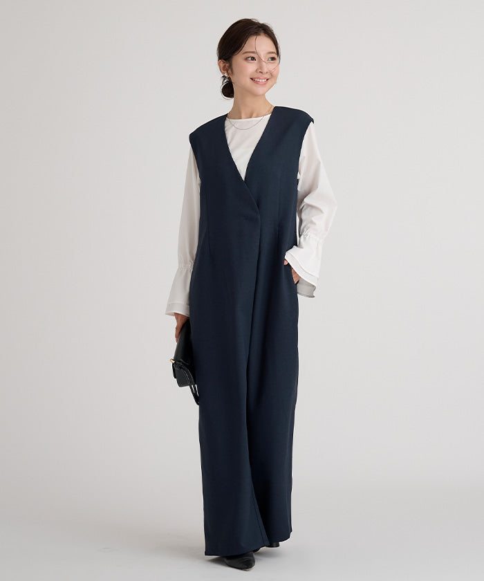 ユアーズ ur's ラップジレオールインワン （ブラック） ブラック